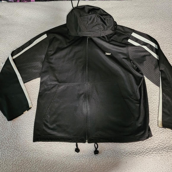 Speedo Black And White Zip Jacket - Picture 2 of 14